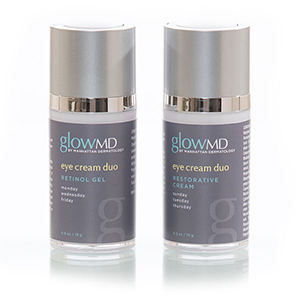 glowMD Eye Crème Duo — Retinol Gel + Restorative Crème